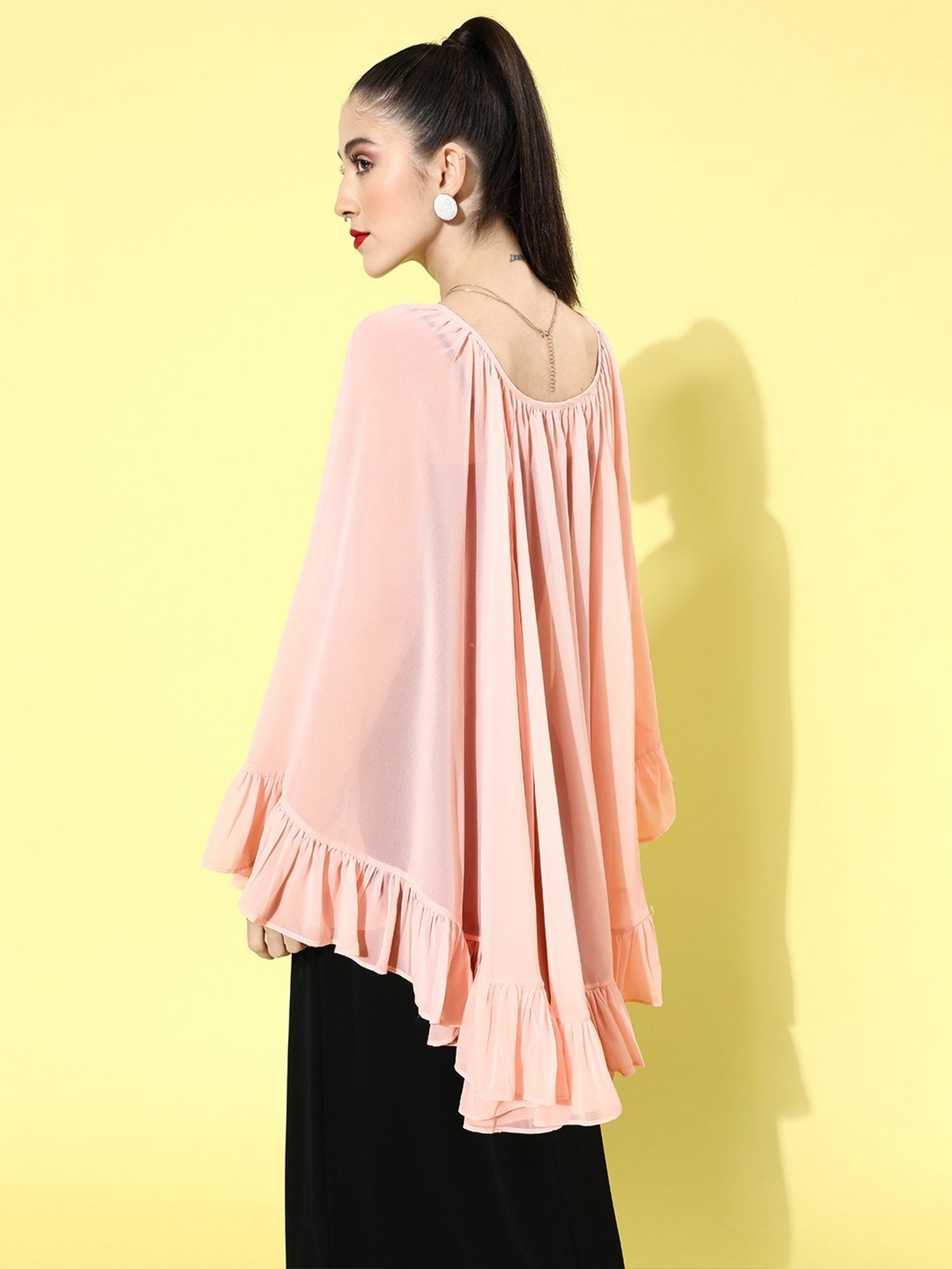 QUIERO Pink Poncho