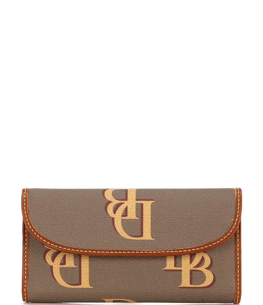 Dooney & Bourke Signature Monogrammed Collection Continental Clutch