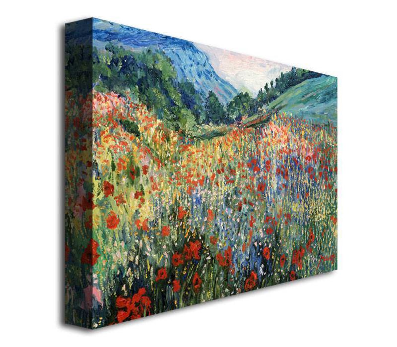 18" x 24" Field of Wild Flowers by Masters Art - Trademark Fine Art