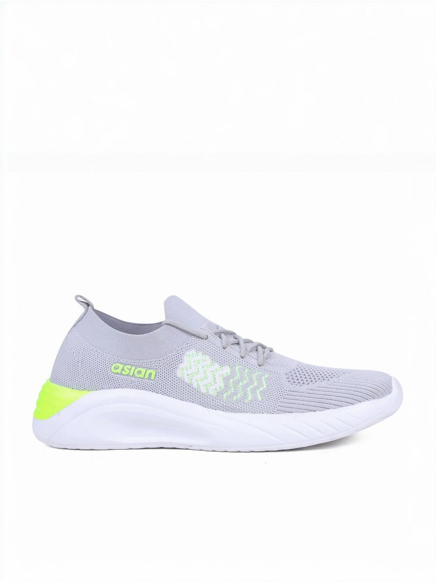 Asian Men's Grey Running Shoes