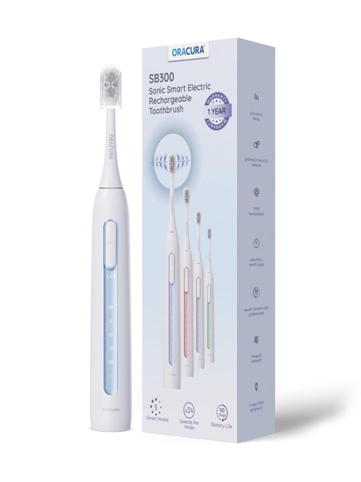 Protouch Teeth Whitening Pen for Men and Women (White)