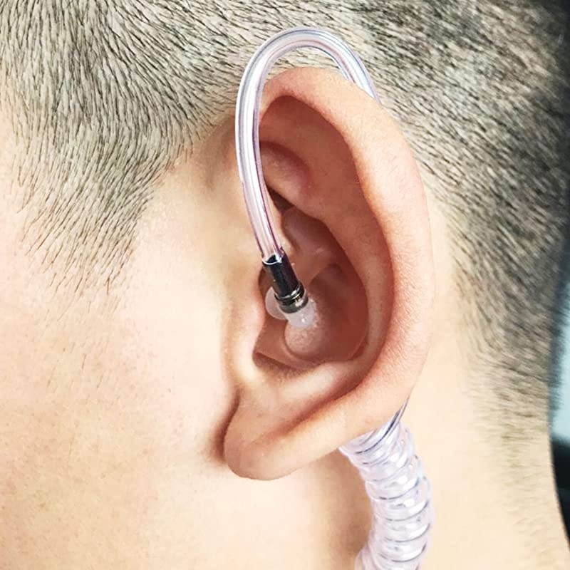 Replacement Earmold Earbud Earplug for Motorola Kenwood TwoWay Radio Air Acoustic Coil Tube Audio Kits Pink2 PairSamll