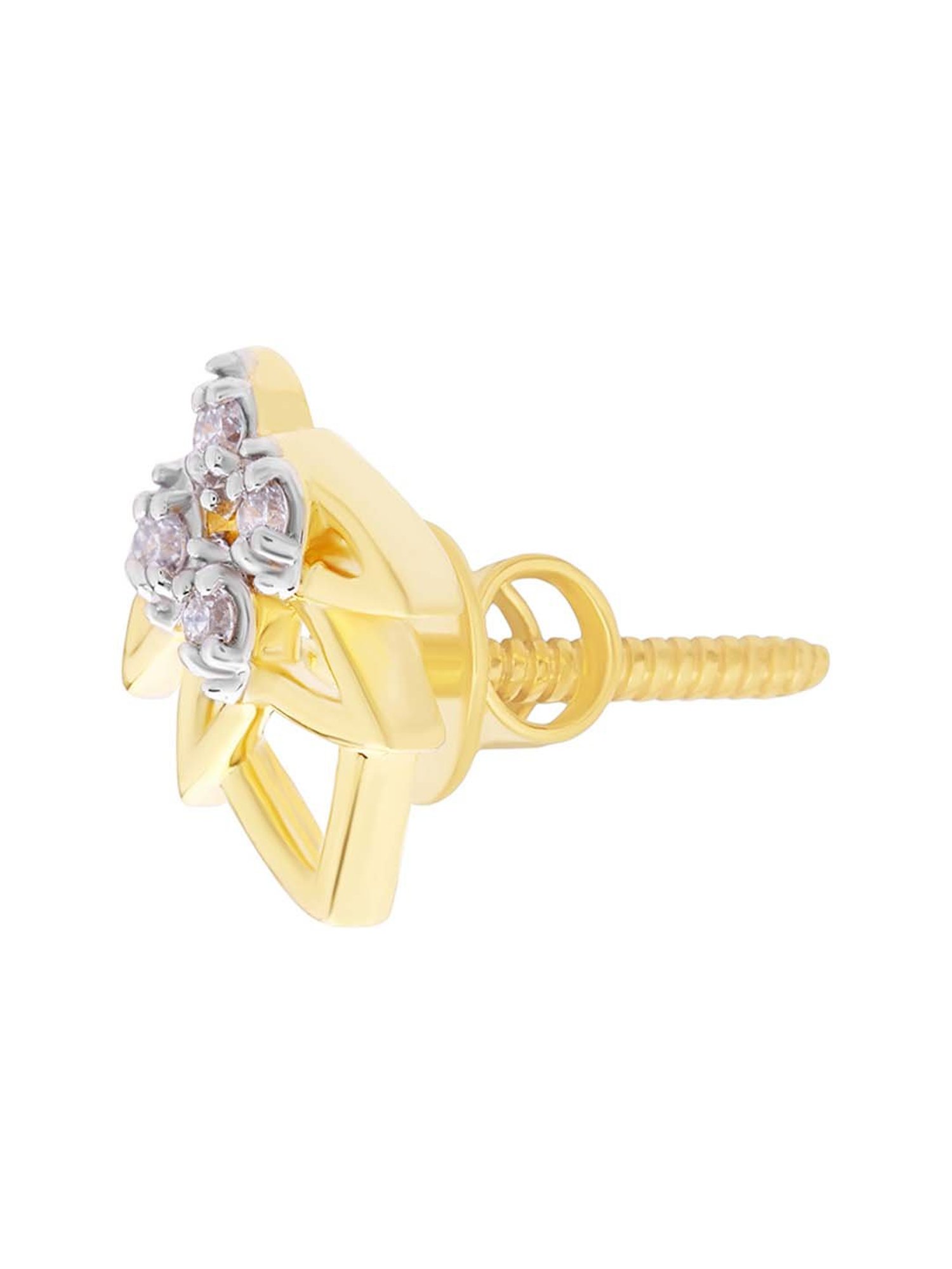 Waman Hari Pethe Jewellers 18k Gold & Diamond Earrings for Women