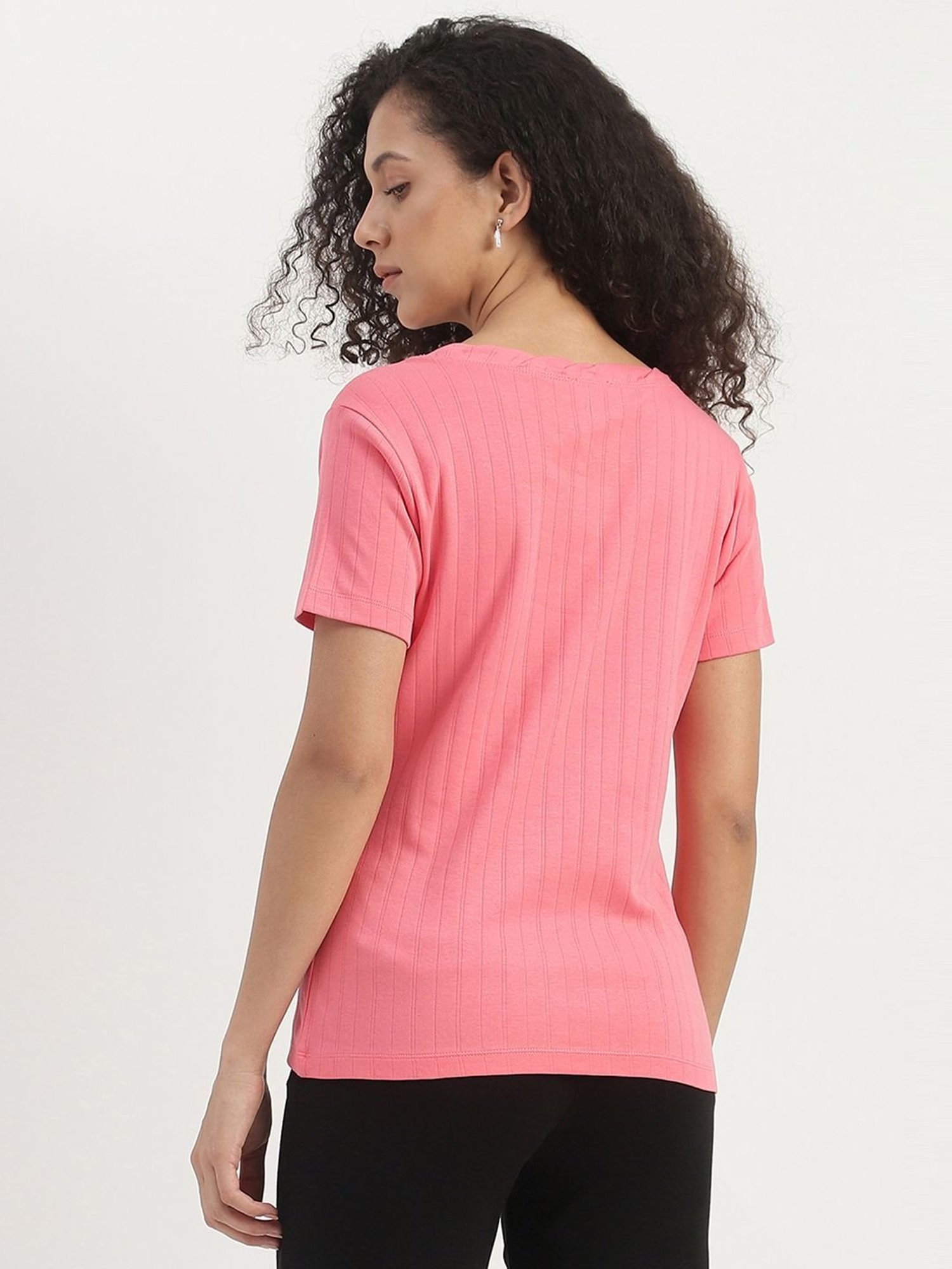 Fame Forever by Lifestyle White Cotton Printed T-Shirt