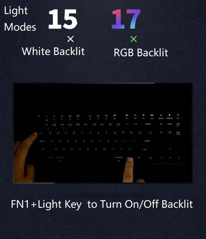 Keychron K1 87keys TKL Mechanical Keyboard, 5.1 Bluetooth and Wired Dual-mode Connectivity, Gateron Switch,  White Backlit