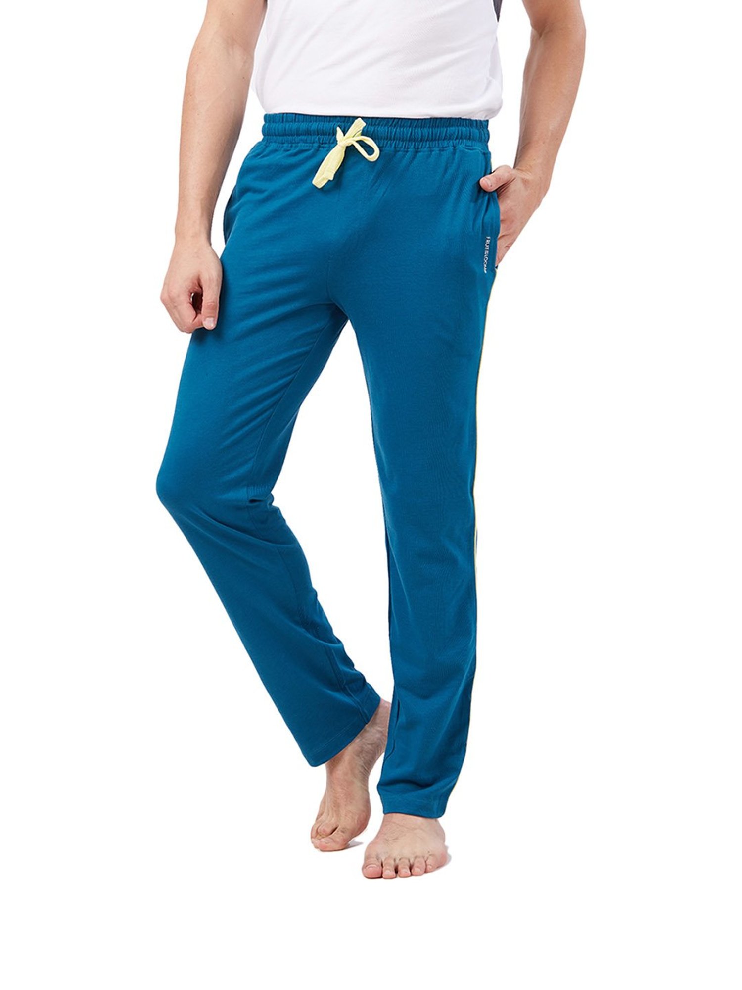Fruit of the loom Blue Cotton Trackpants