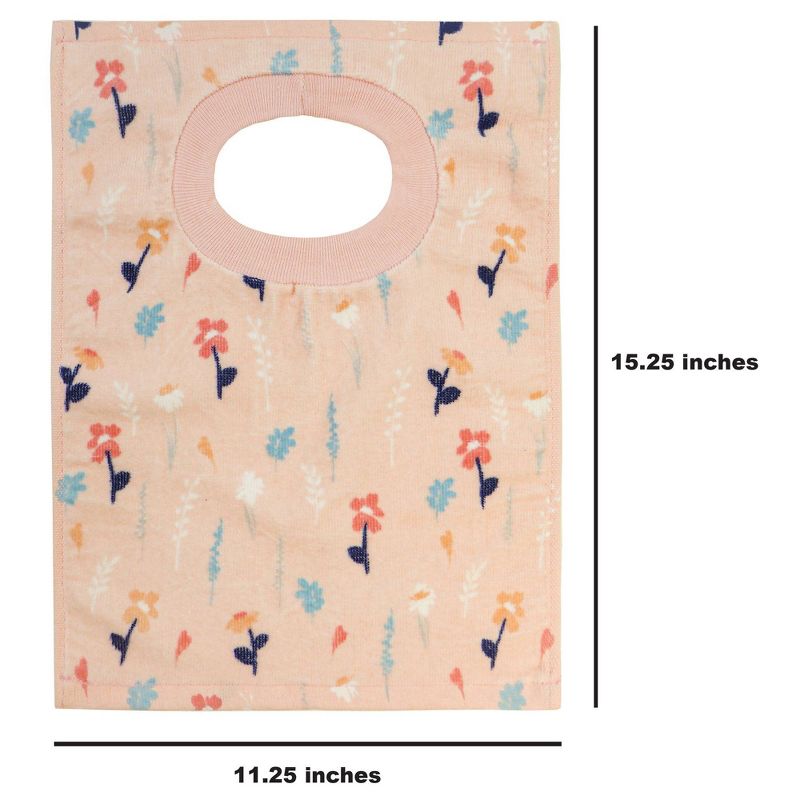 Neat Solutions Printed Pullover Toddler Bib Set Girl - Floral - 3pk