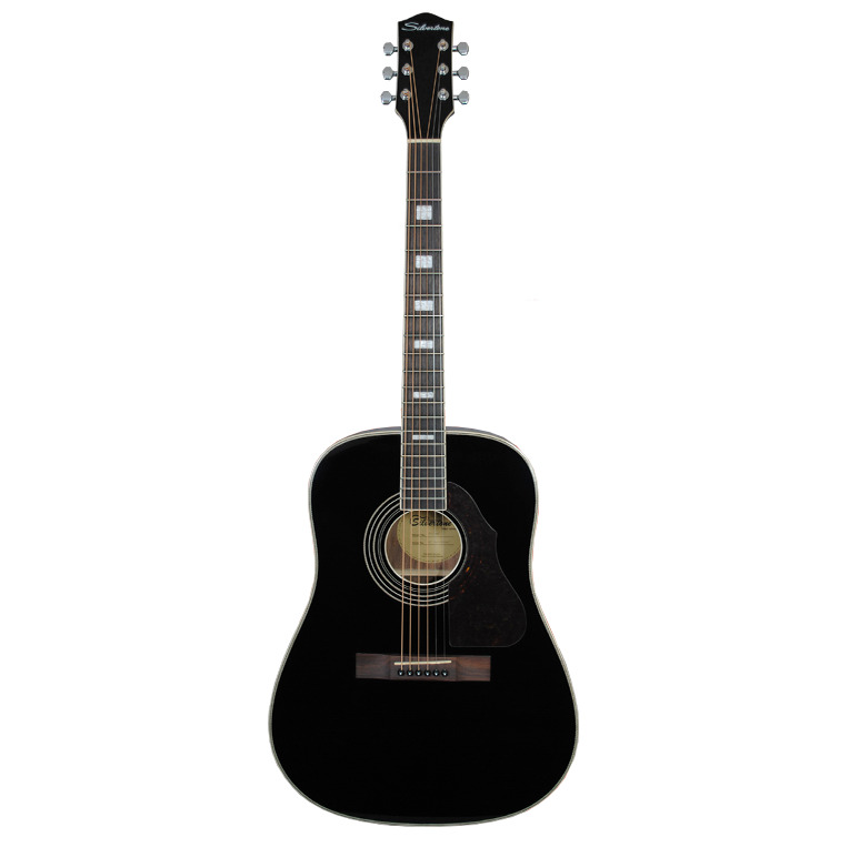 Silvertone 955BK Dreadnought Acoustic Guitar