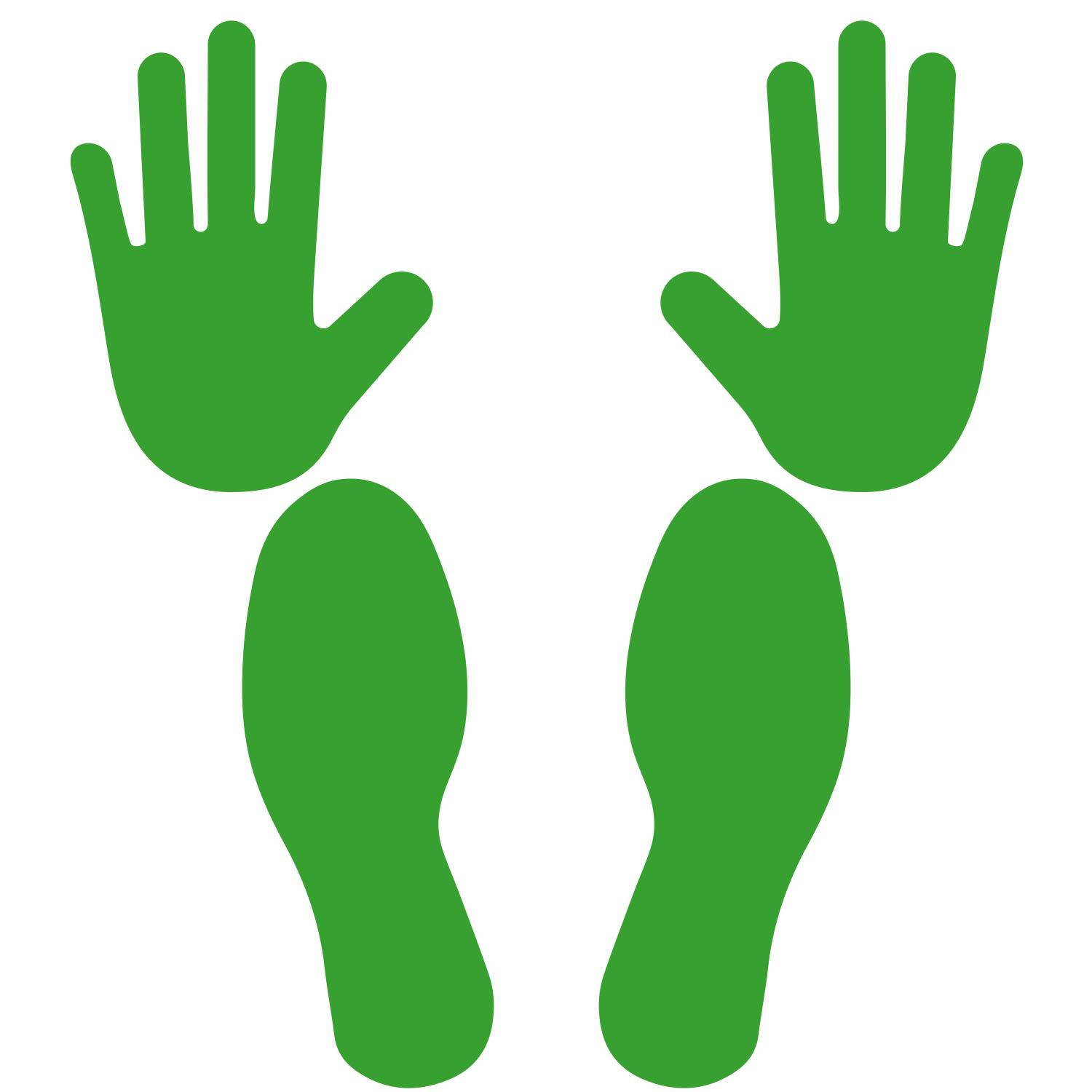 LiteMark Golden Yellow Pat Down Position Guide for Security Checkpoints and Law Enforcement