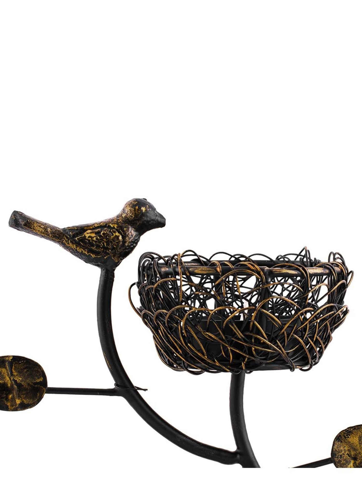 Homesake 'Diwali' Black Metal Nested Candle Holder - Set of 1