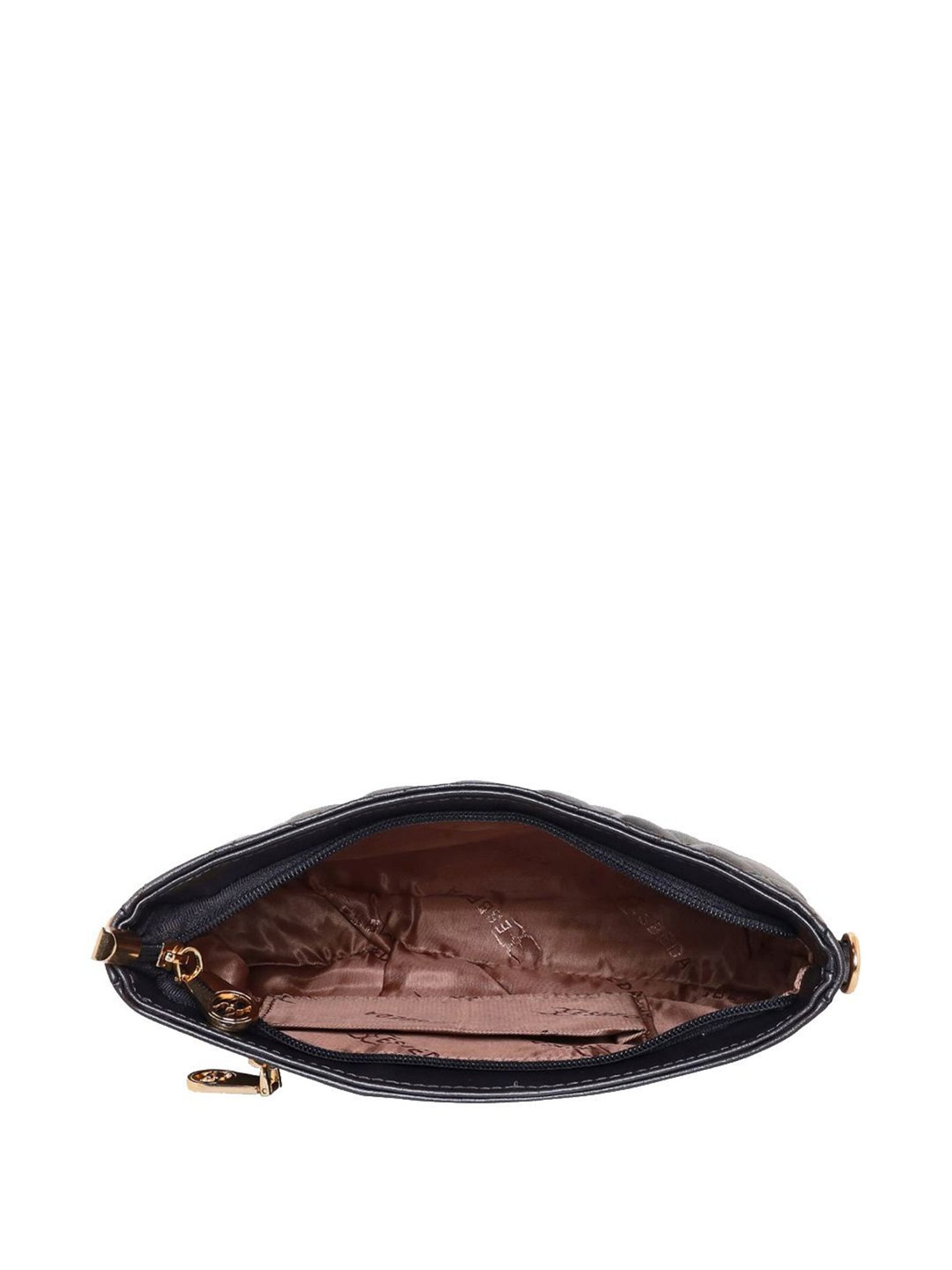 Esbeda Grey Quilted Small Sling Handbag