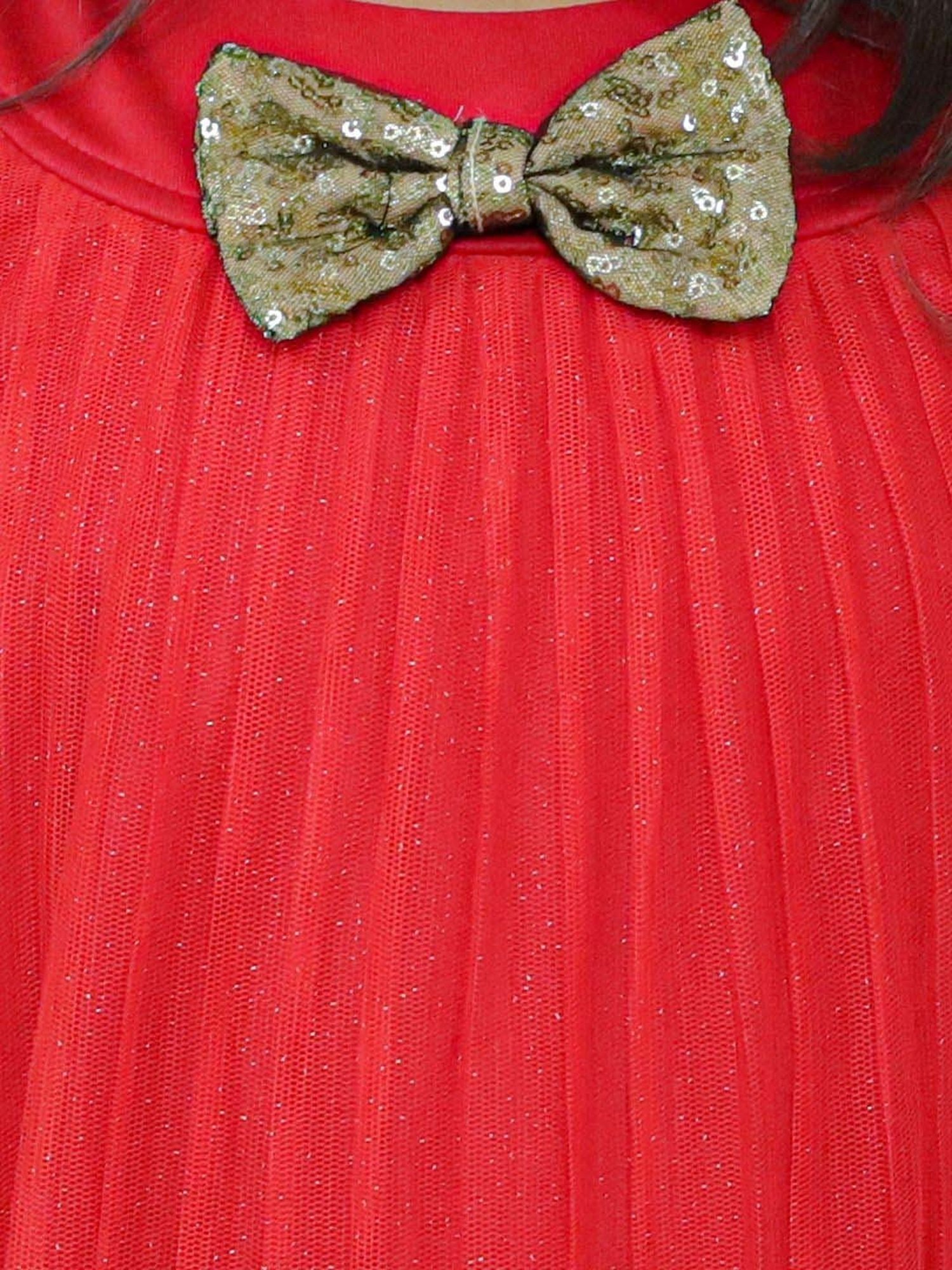 KidsDew Red Regular Fit Dress