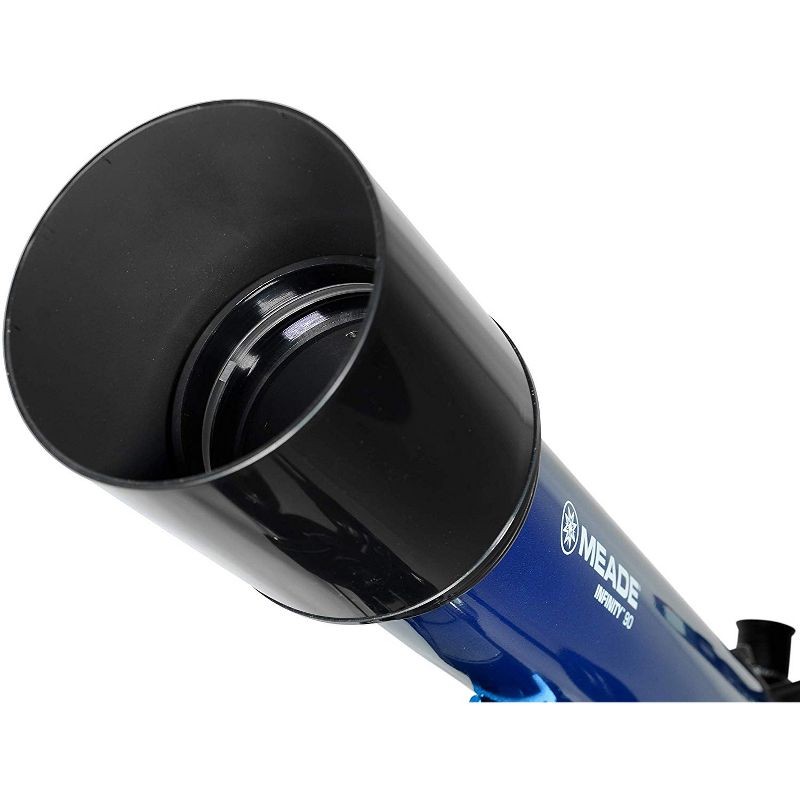 Meade Instruments 209005 Infinity 90MM Astronomical Nighttime Refracting Telescope for Kids and Adults, Focal Length 900mm, Focal Ratio f/6.7, Blue