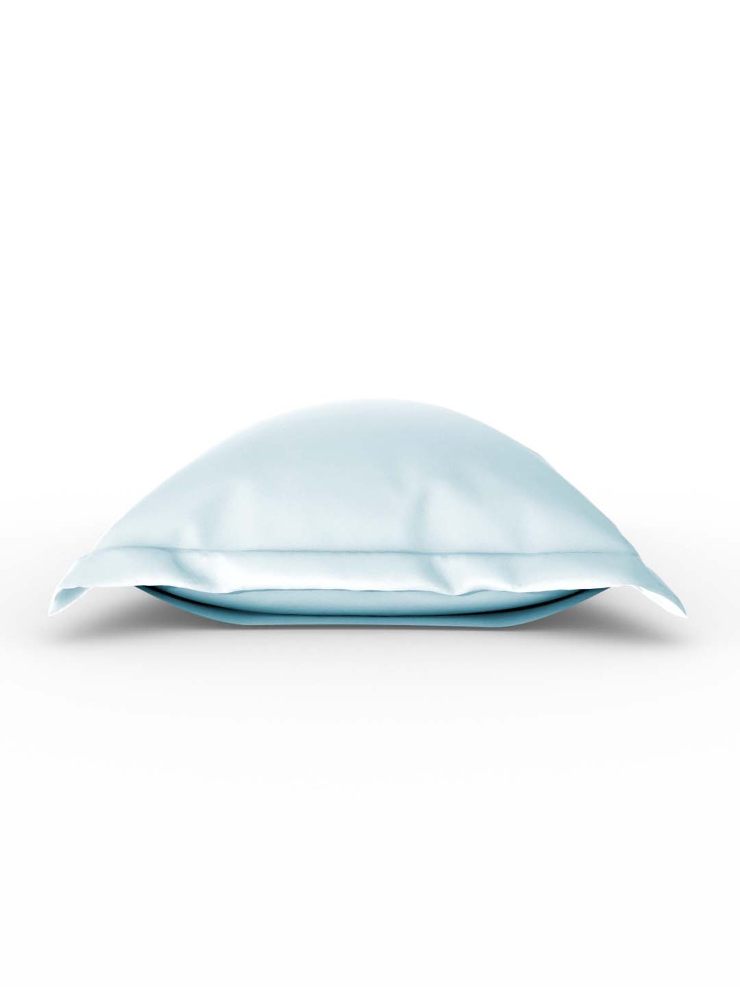 Pizuna 100% Cotton 400 TC Pillow Cover, Standard, Light Blue, 2 Pieces