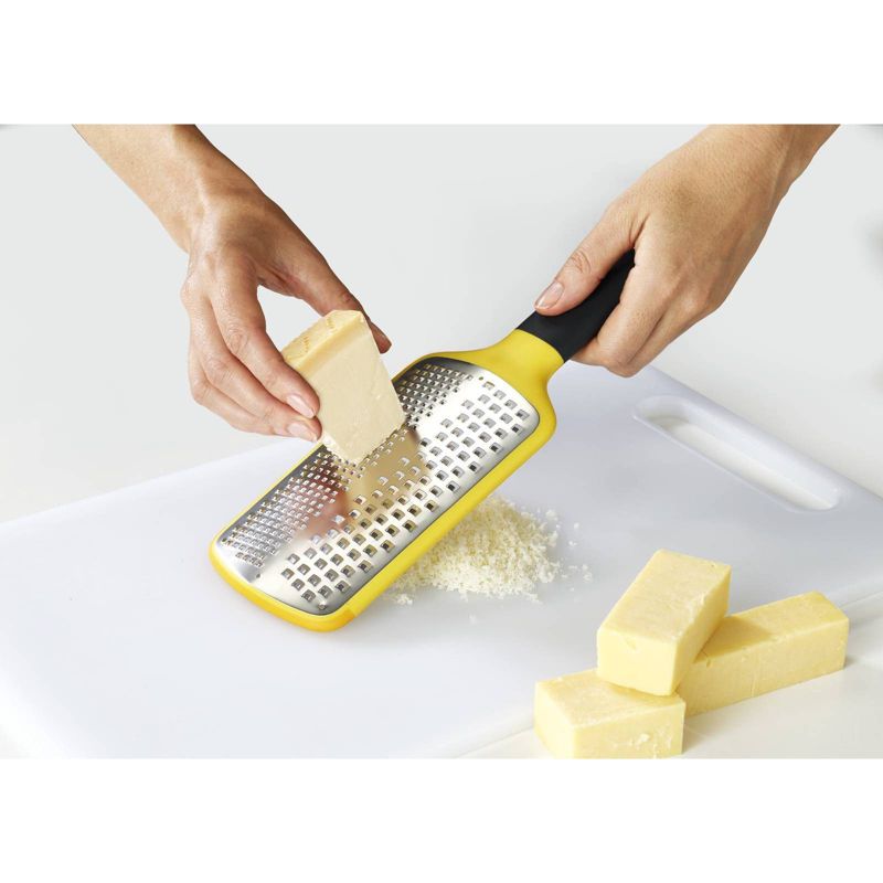 Joseph Joseph Multi-Grate 2-in-1 Paddle Grater with Protective Sheath - Yellow