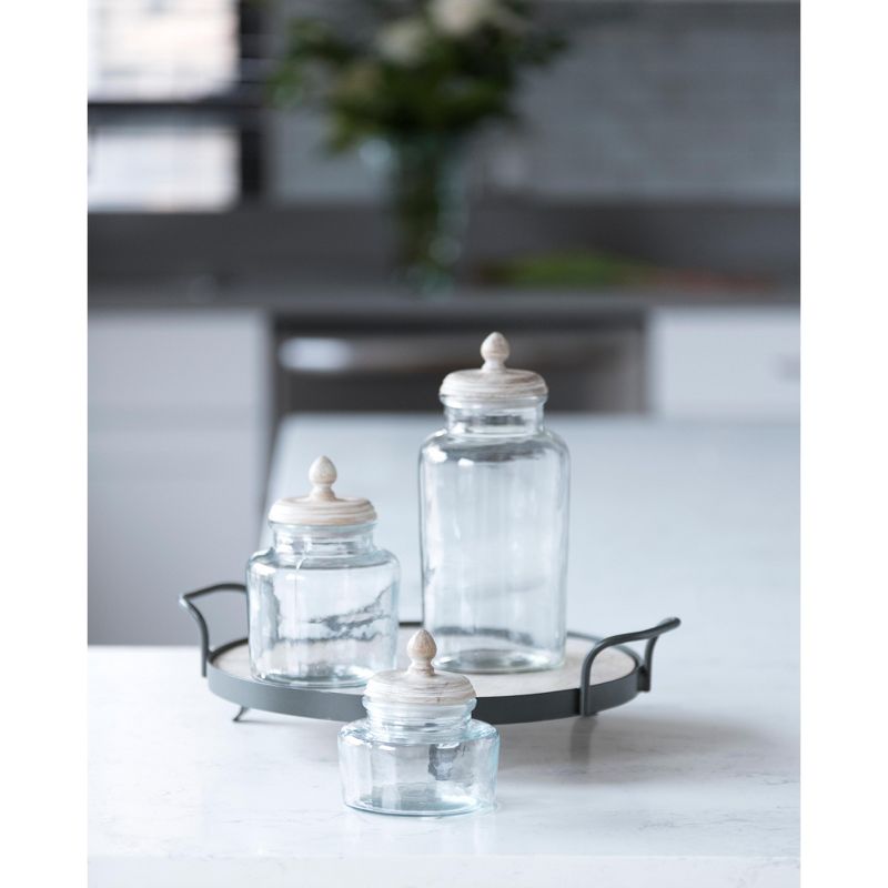 Large Rabat Jar  - Clear - Shiraleah