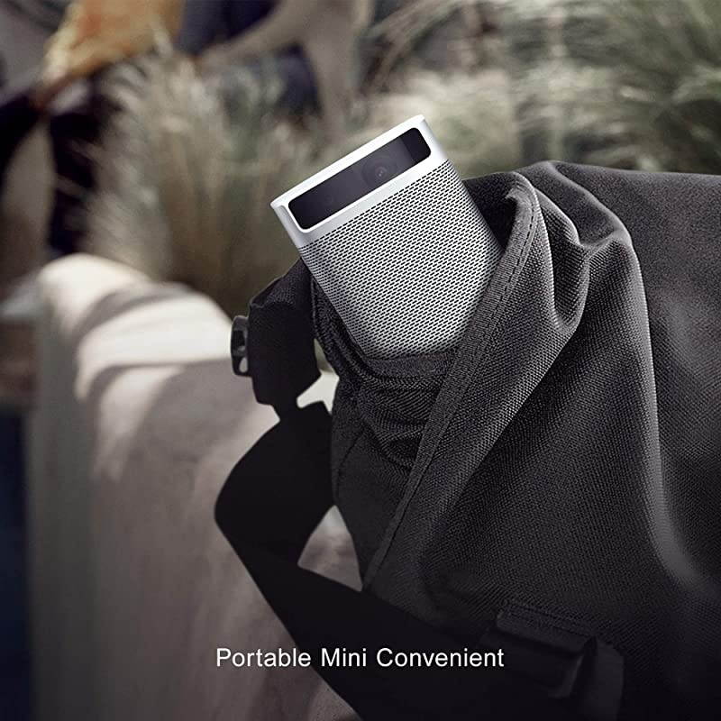 MOGO Pro Mini Portable Projector SmartTrue 1080P Full HD 300 ANSI Lumen Android TV 90 HarmanKardon Speakers 30000 Hours Lamp Life The Only 1080P Android TV Portable Projector