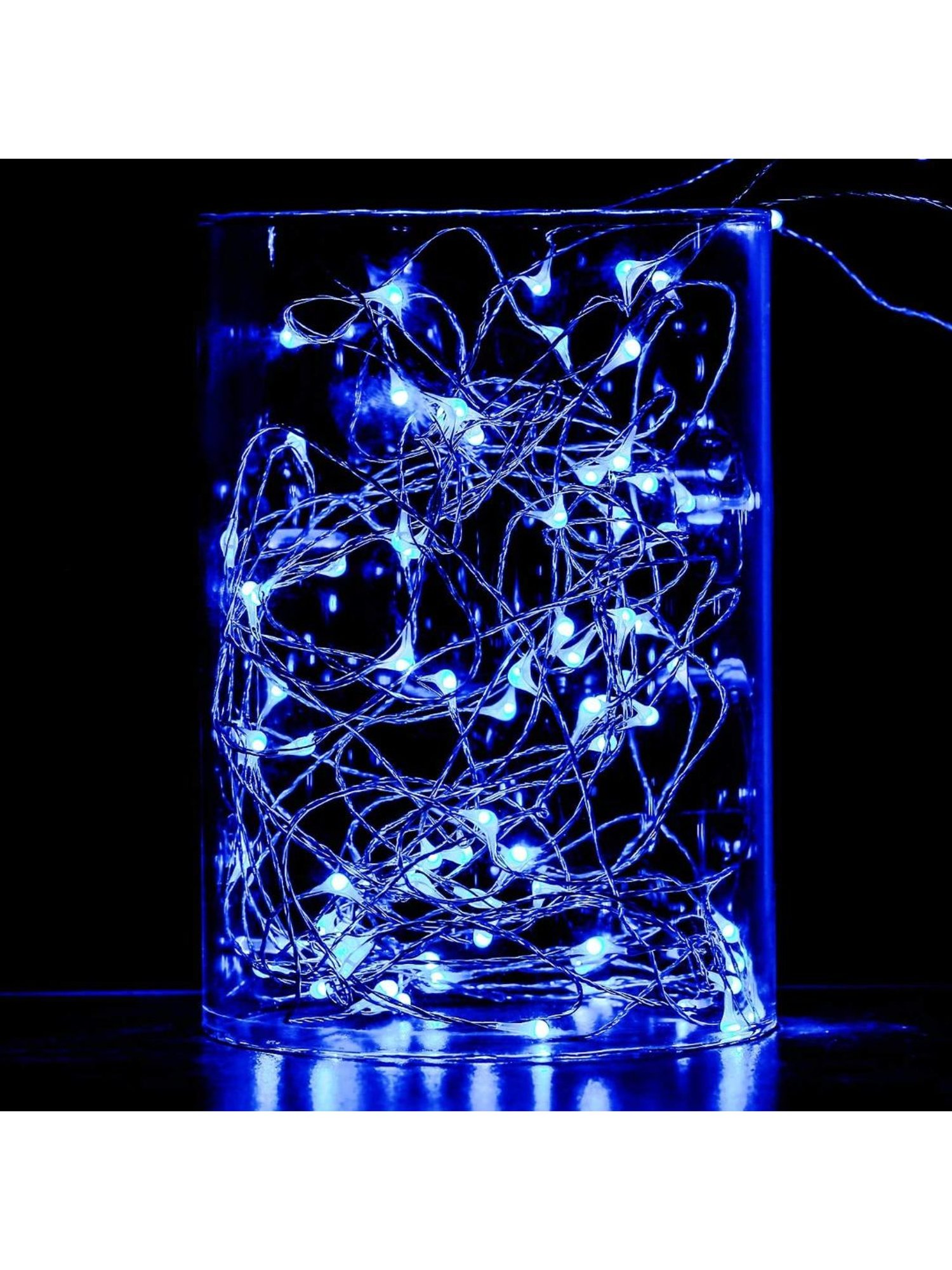 XERGY 10 Meter 100 LED's Fairy Decoration Stary String- 2 M USB Powered (Blue)