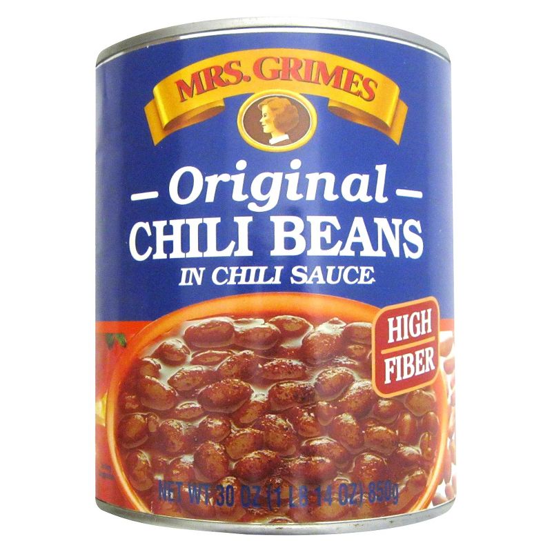Mrs. Grimes Original Chili Beans in Chili Sauce 30oz