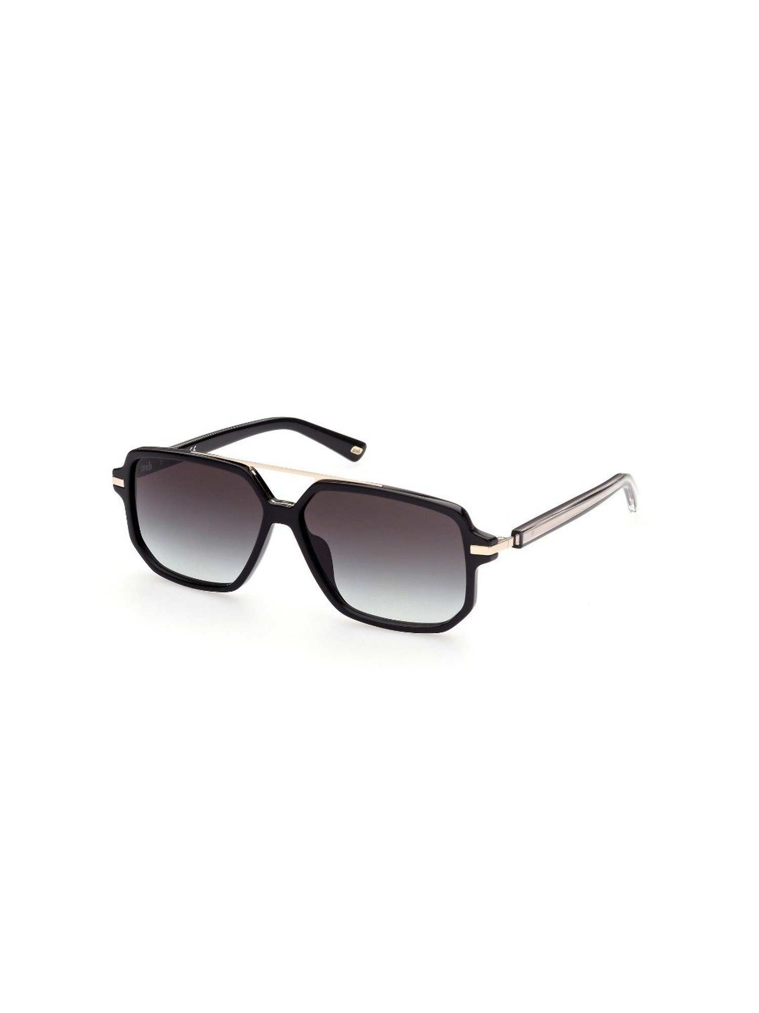 Web Eyewear Grey Rectangular Sunglasses for Men Designed in Italy