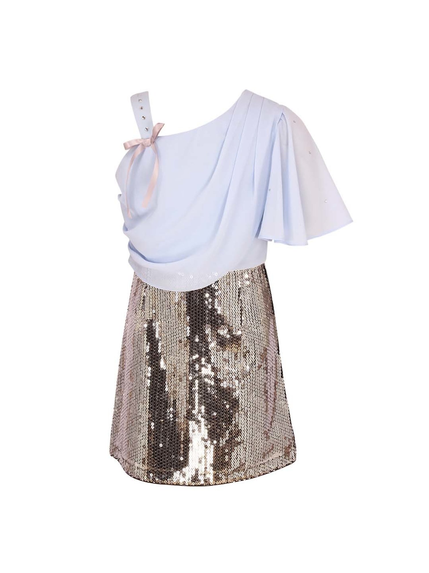 Many Frocks Kids Red Solid Dress