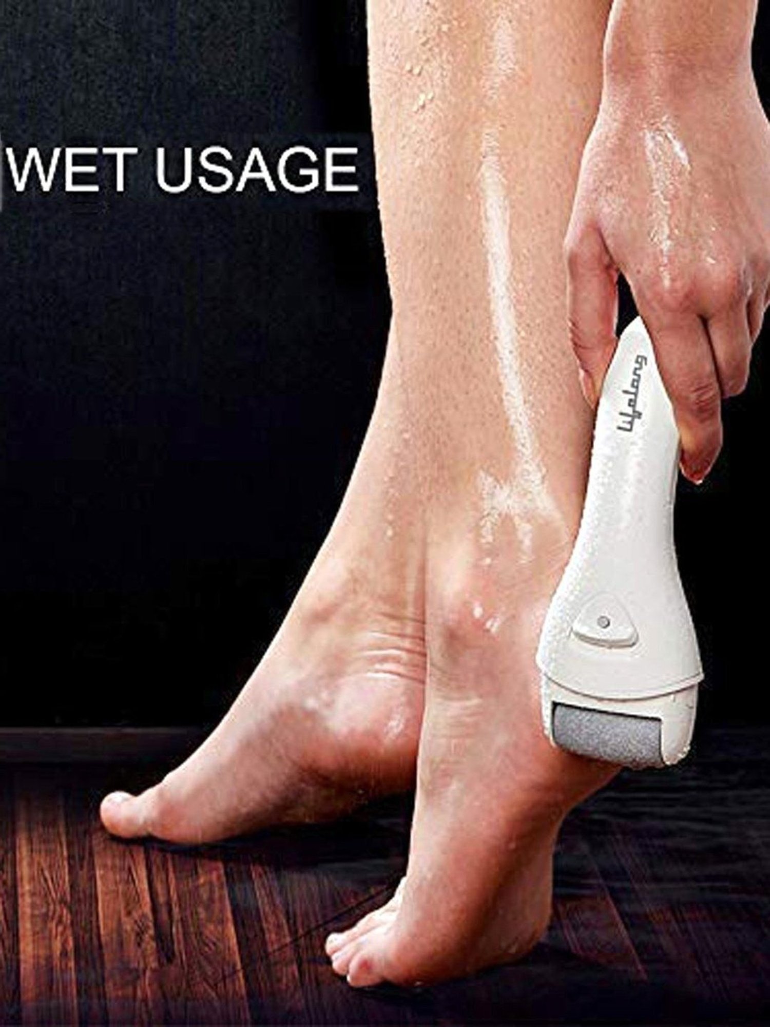 Lifelong LLPCW04 Wet and Dry Cordless Epilator (White)