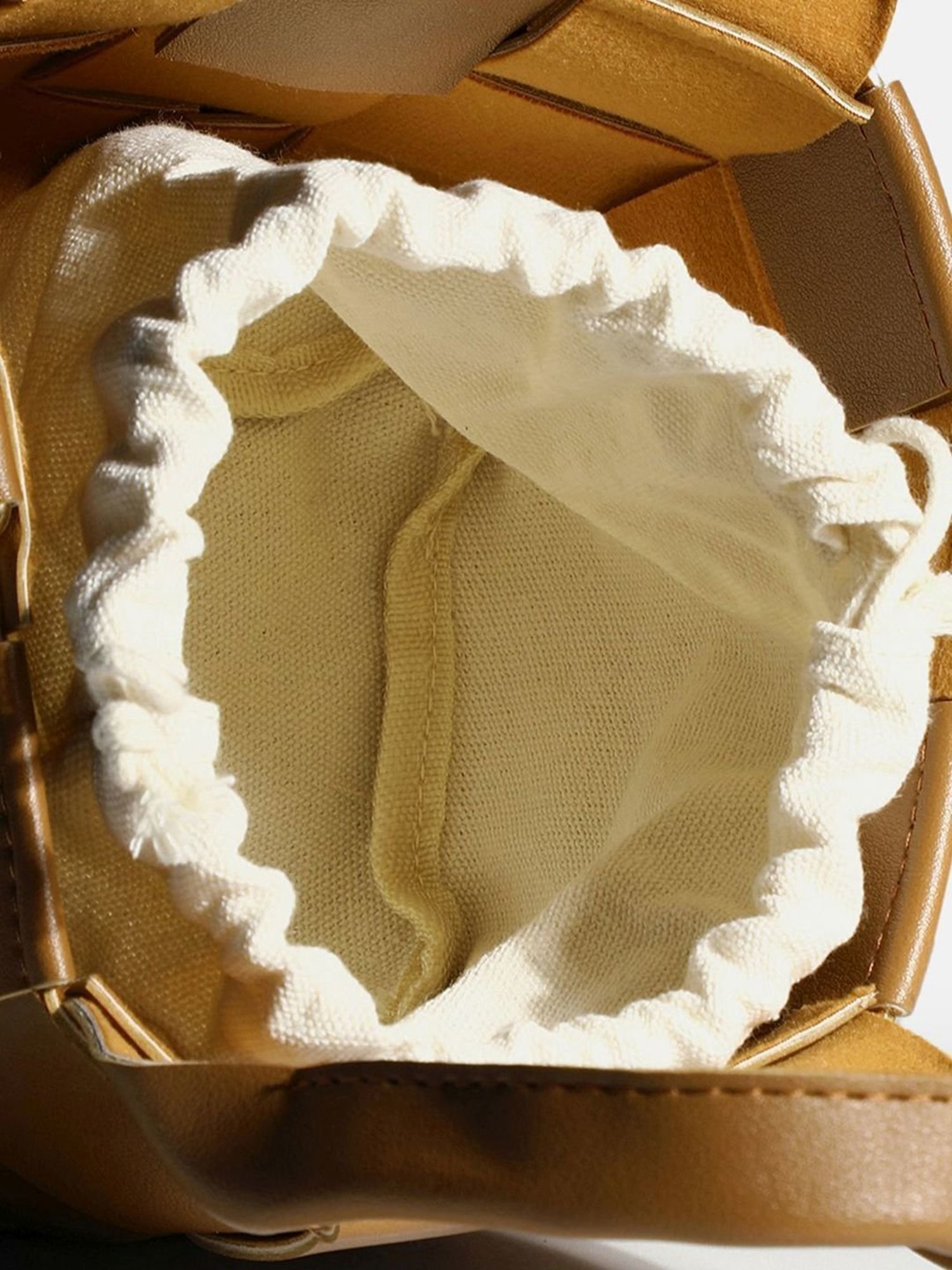 HauteSauce Brown Textured Small Handbag