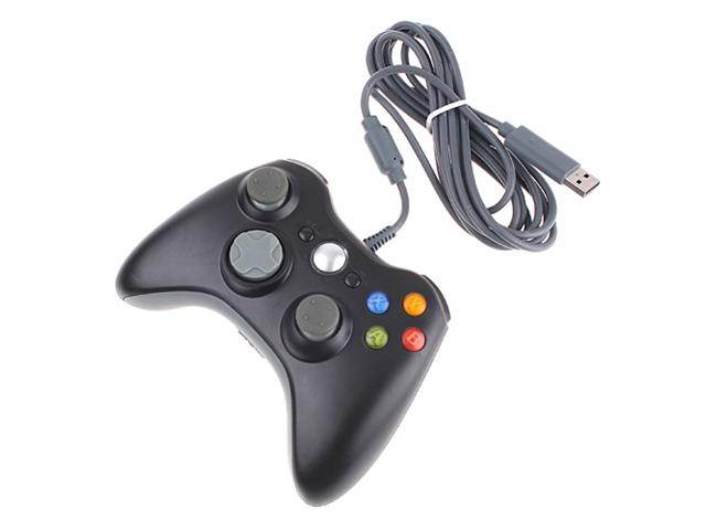 USB Wired Controller for Microsoft Xbox 360 XBOX360 Black