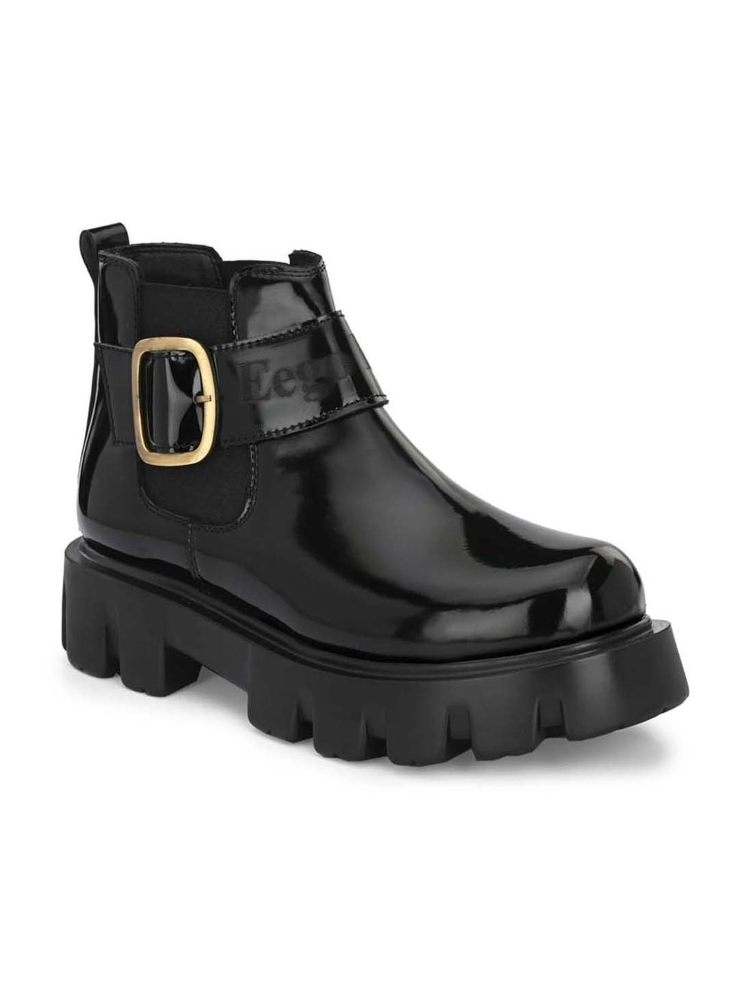 Eego Italy Men's Black Chelsea Boots