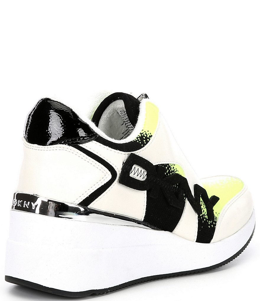DKNY Parlan Logo Zip Front Sneakers