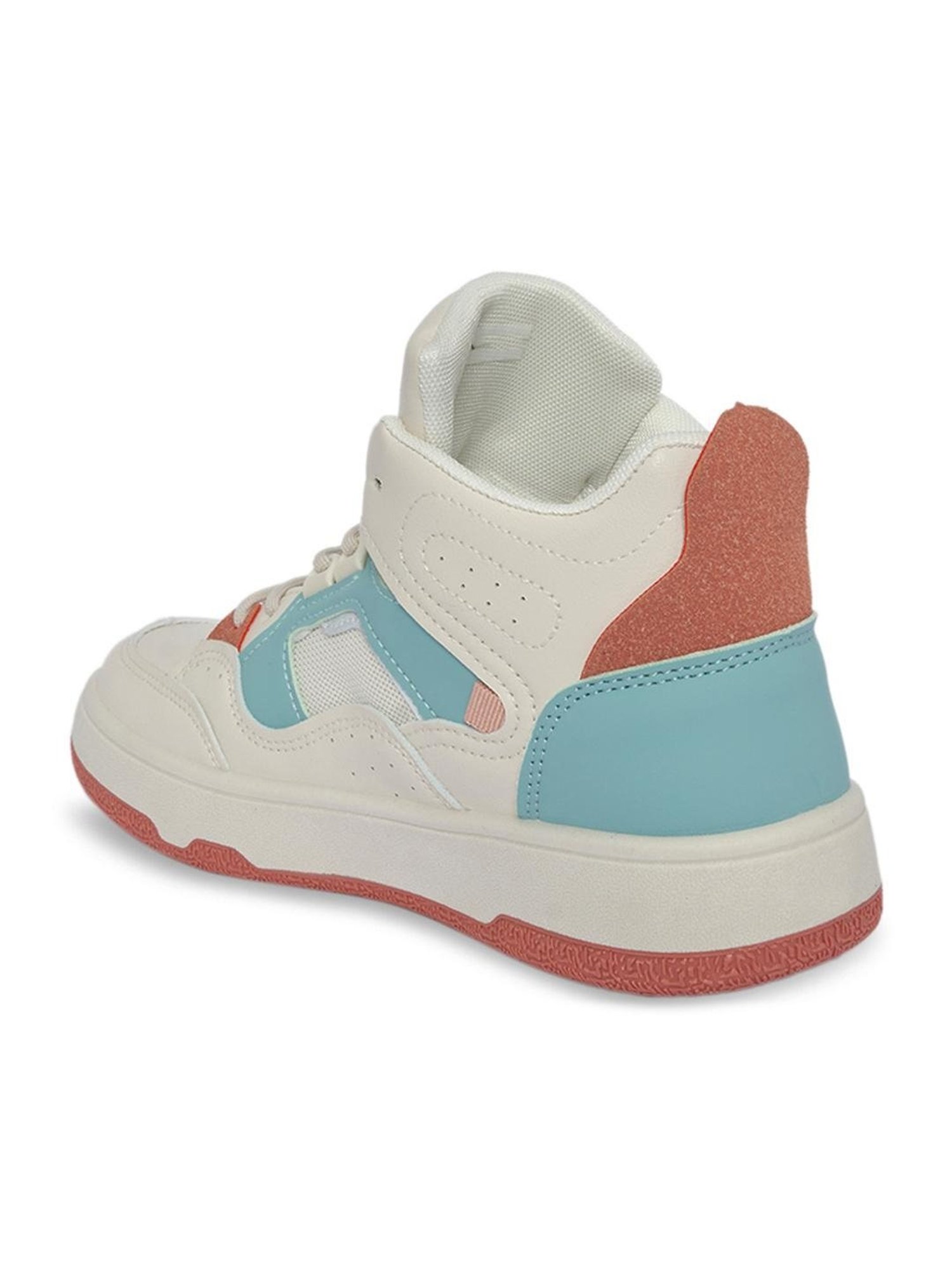 Forever Glam by Pantaloons Women's Off White Ankle High Sneakers