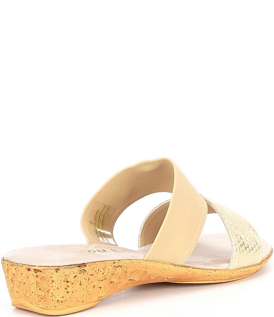 Onex Izabel Cork Wedge Slides