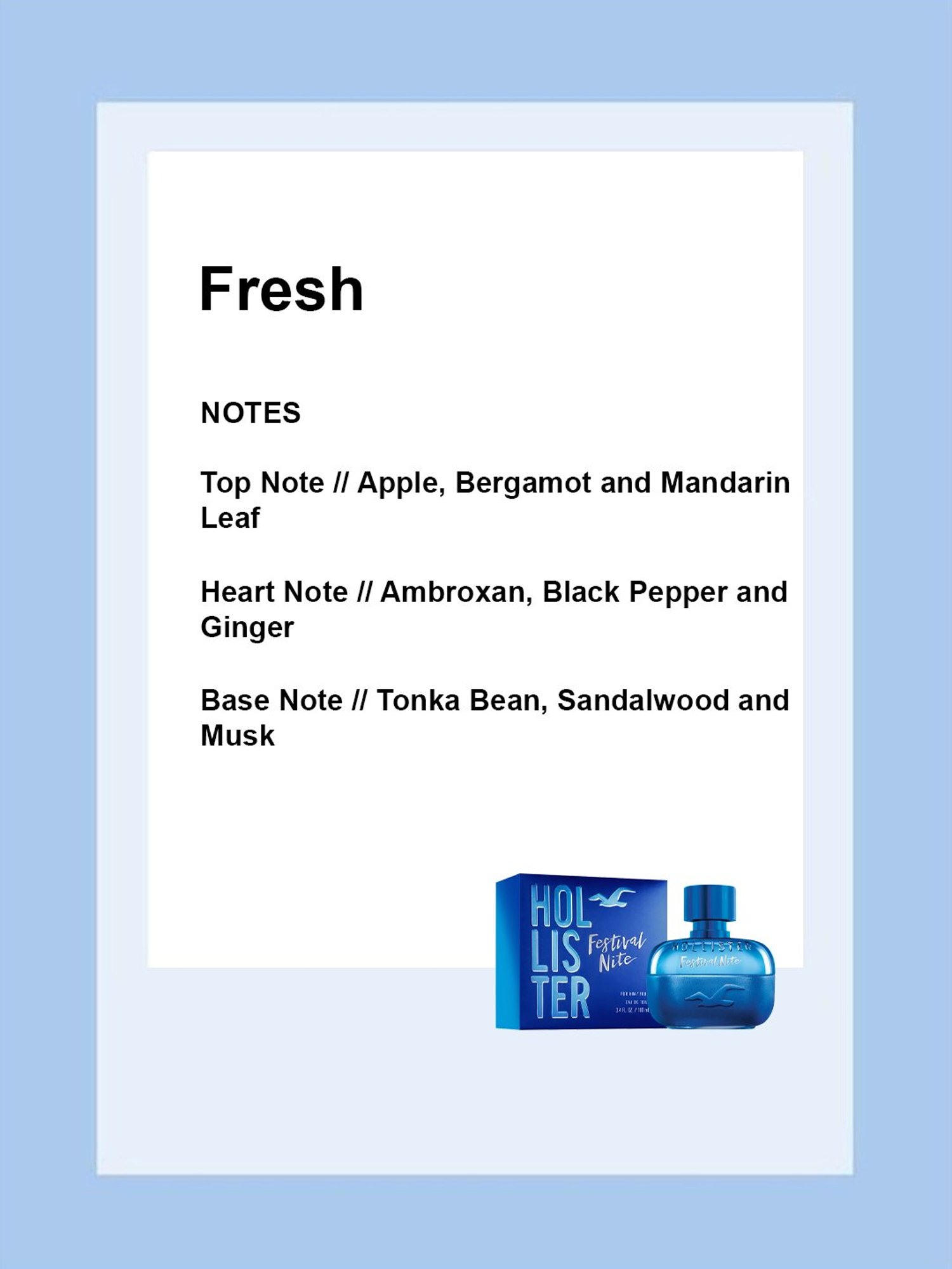 Hollister Festival Nite Eau de Toilette for Men - 100 ml