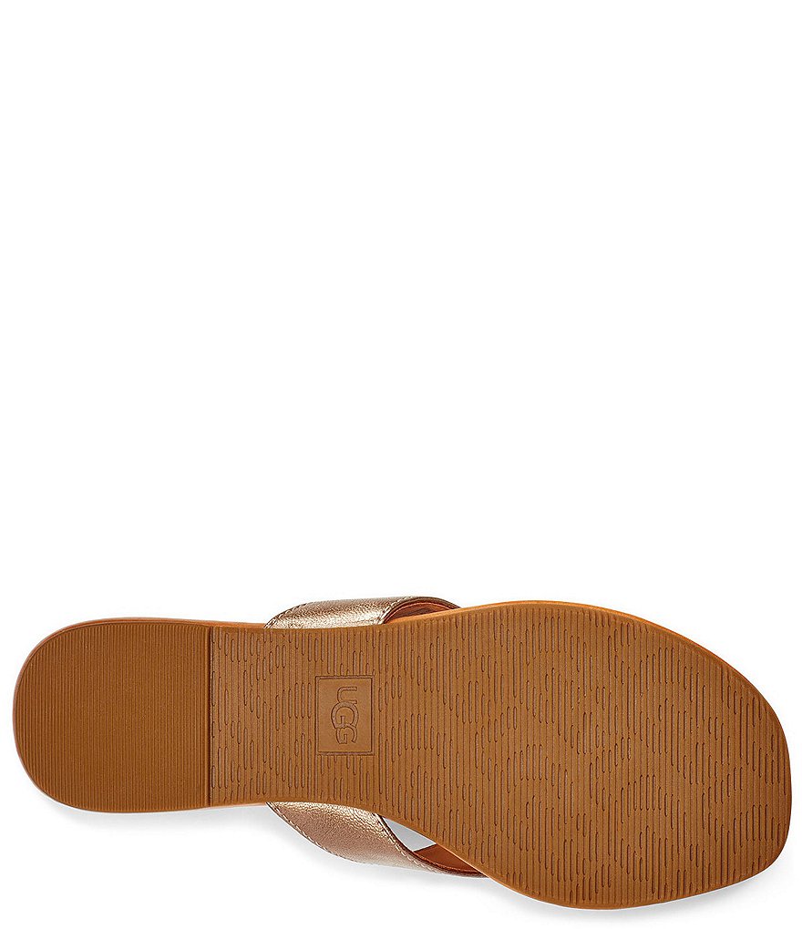 UGG&reg; Tuolumne Leather Flip Flops