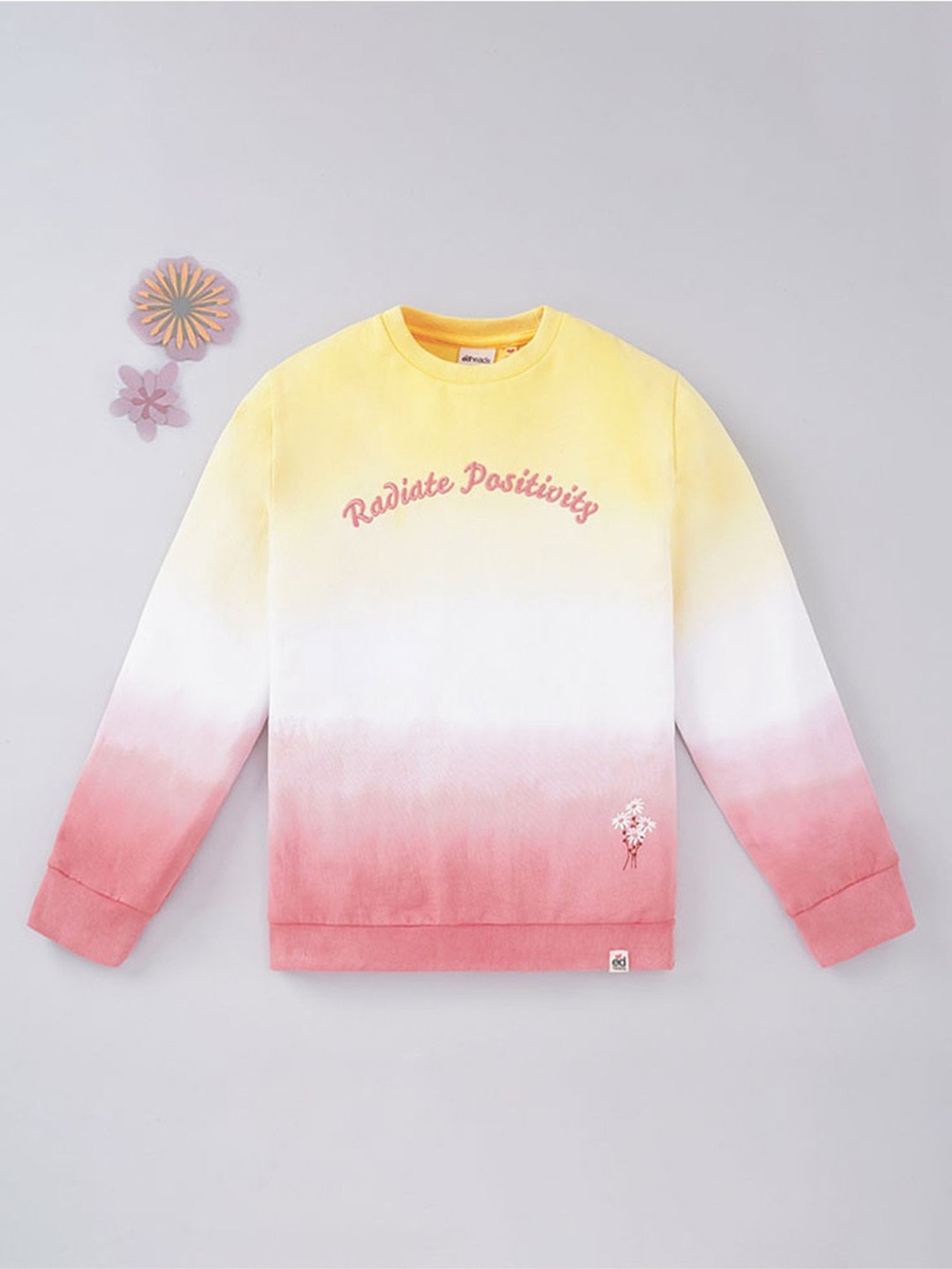 Edheads Kids Multicolor Cotton Printed Full Sleeves Sweatshirt