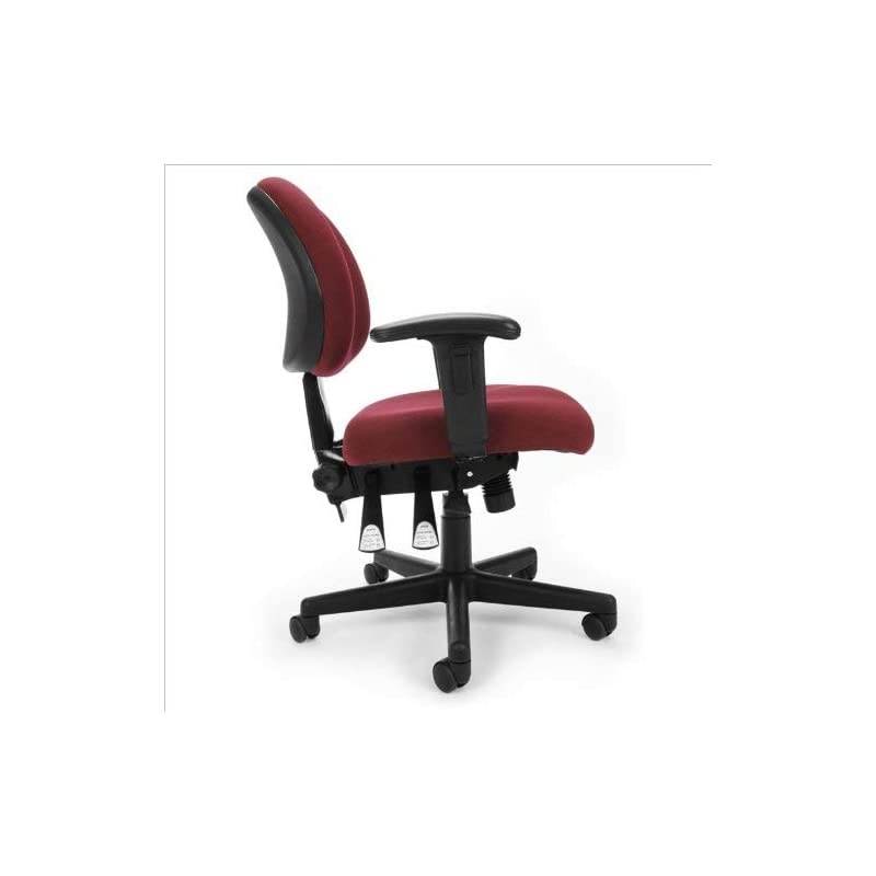 Continuous-Use Seating - Chair with Arms - 18-22" Seat Height - Navy Vinyl - Navy Vinyl