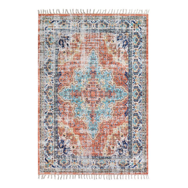 4'x6' Woven Medallion Accent Rug - Anji Mountain