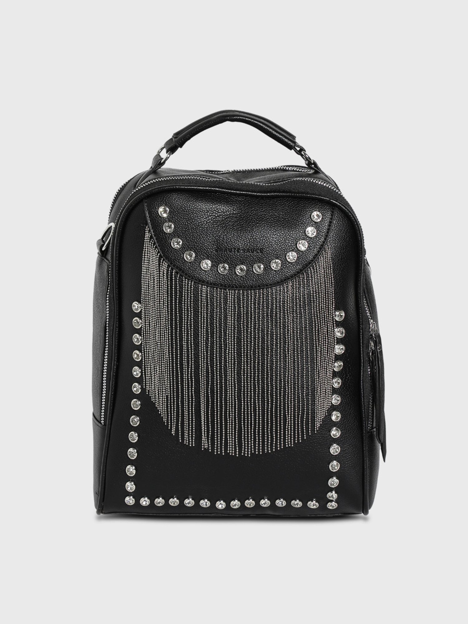 Tohl Fenwick Black Leather Medium Backpack