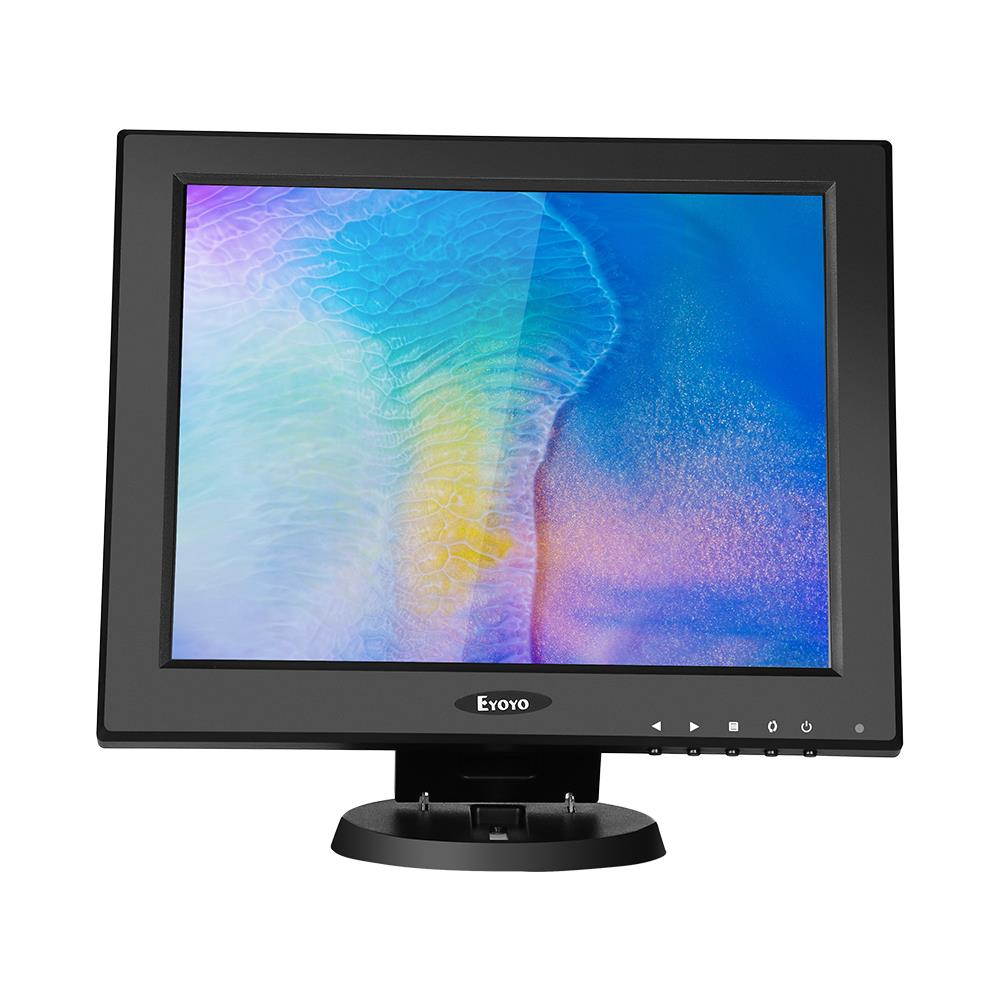 Eyoyo 12 inch 1024x768 TFT LCD HD Monitor HDMI VGA AV BNC For PC CCTV Security