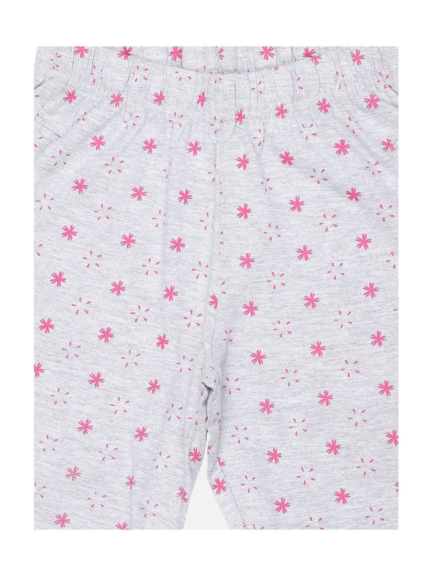 Proteens Girls Grey Printed Trackpants