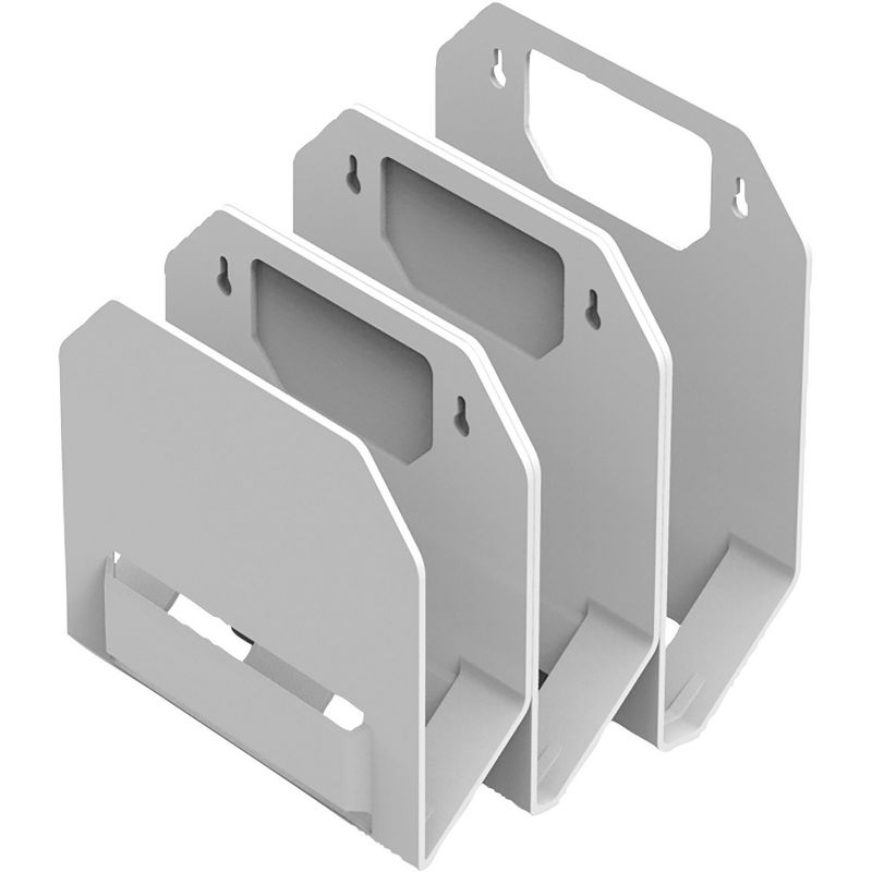 Bostitch Organizer 3-File 7-1/2"Wx3-3/4"Lx9-1/4"H White KT3FOLDEWHIT