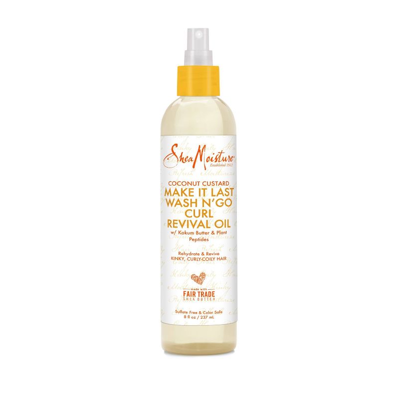 SheaMoisture Coconut Custard Make It Last Wash N' Go Curl Revival Oil - 8 fl oz