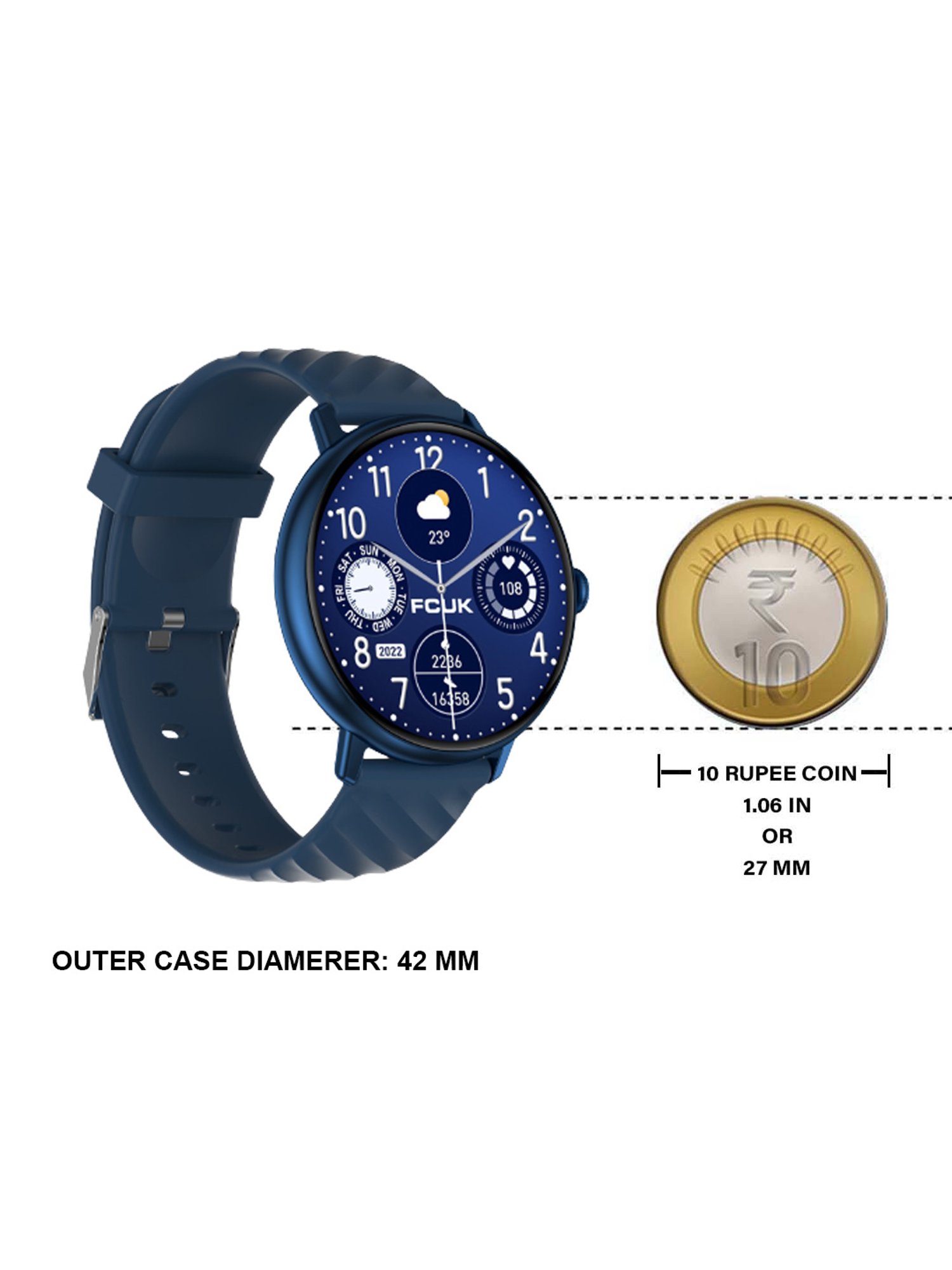 FCUK FCSW01-G TIDE Unisex Smart watch