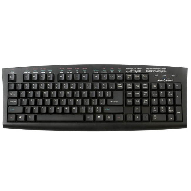 SEAL SHIELD SSKSVMM107 SILVER SEAL WASHABLE MEDITECH MAGIC MEDICAL GRADE KEYBOARD - DISHWASHER SAFE & A