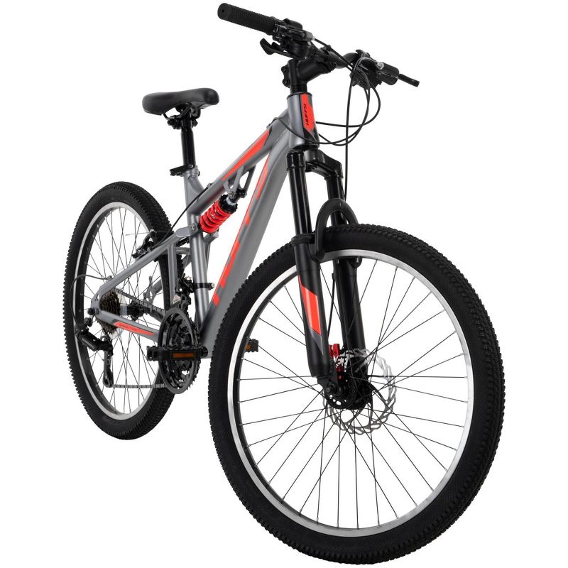 Huffy Marker Men's Dual Suspension 24" Mountain Bike - Gunmetal