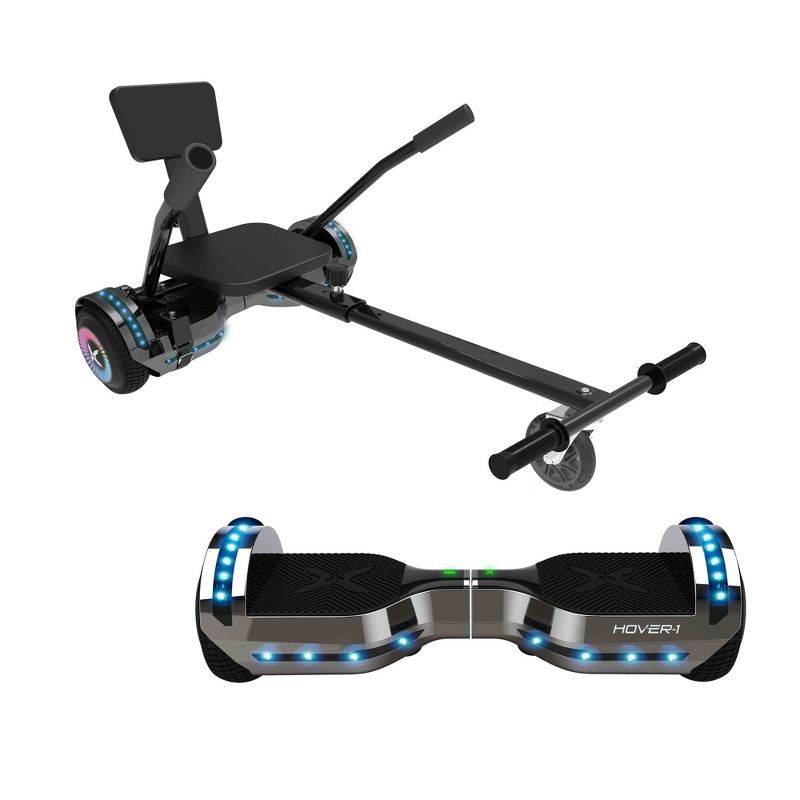 GoTrax Hoverfly Hoverboard Seat Attachment - Black