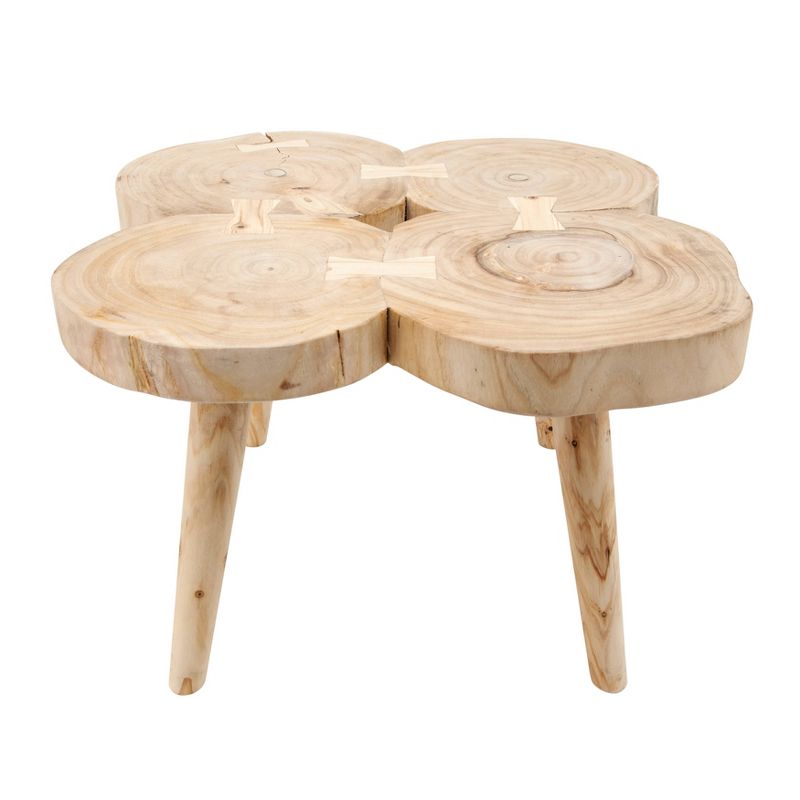 17" Wooden Accent Table Natural - Sagebrook Home