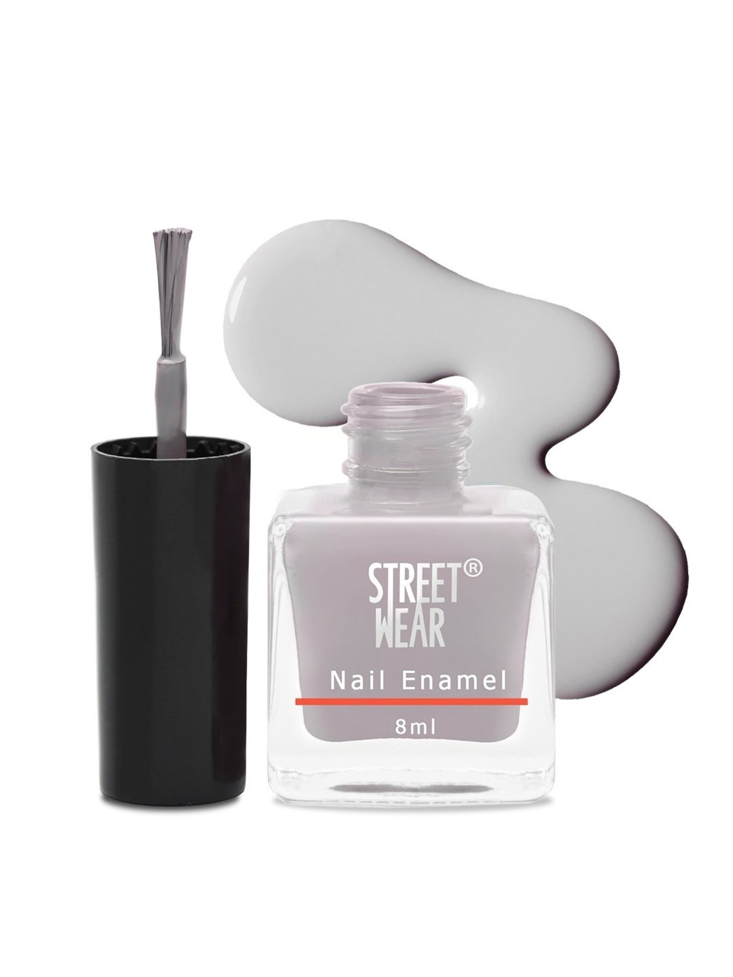 Street Wear Gloss Nail Enamel Fine Grey - 8 ml