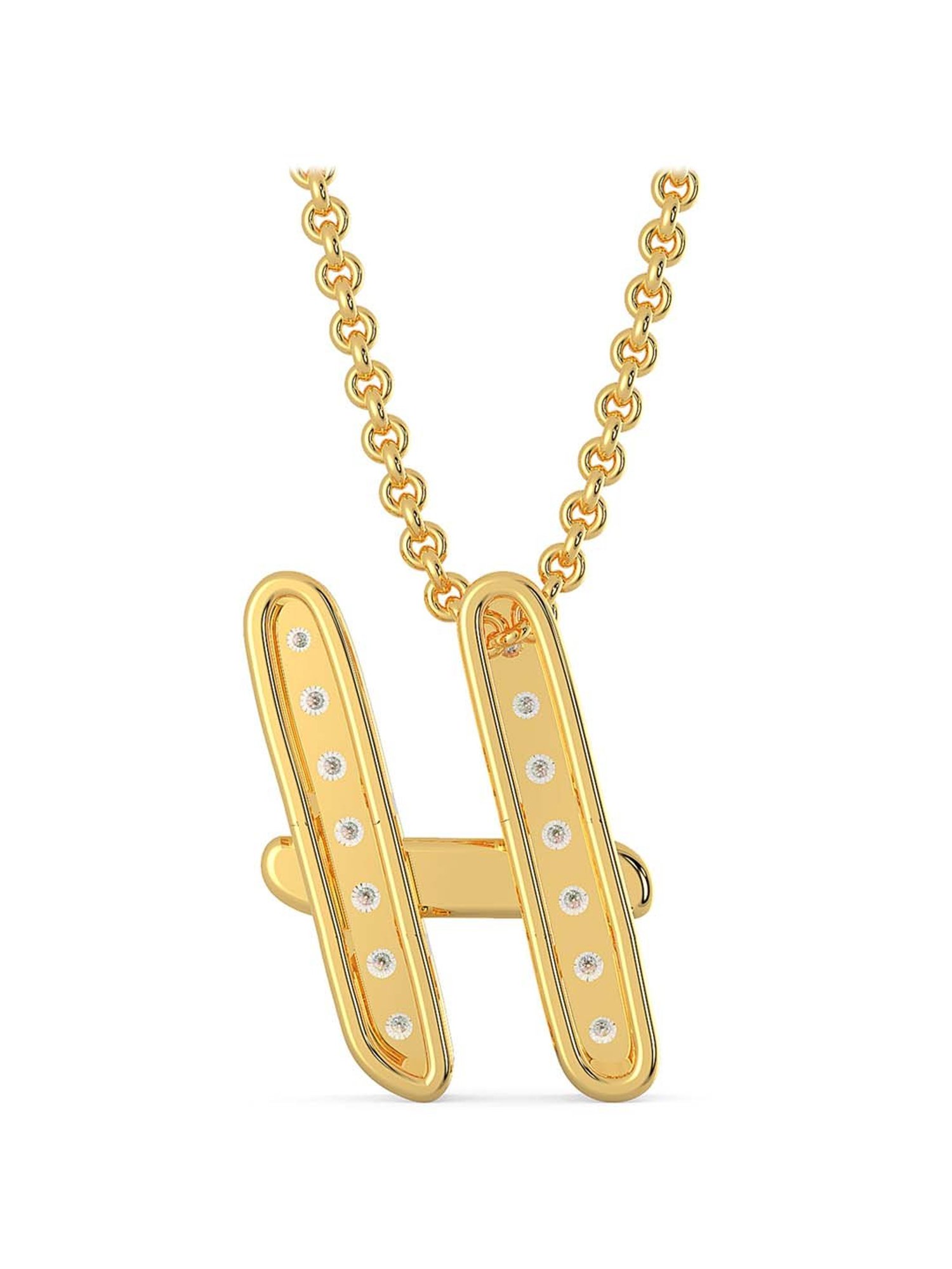 CKC Sacred Rudraksha Gold Pendant: Single Loop Elegance