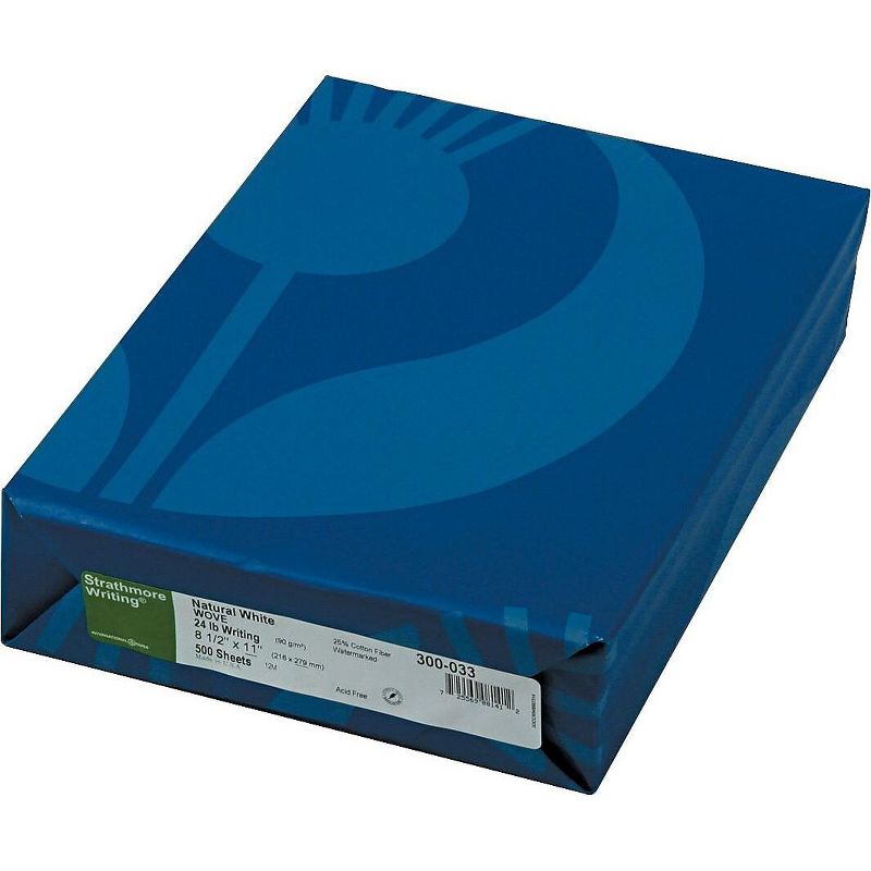 Mohawk Writing Wove Paper 24 lb. 8-1/2"x11" 500/PK Natural 300033